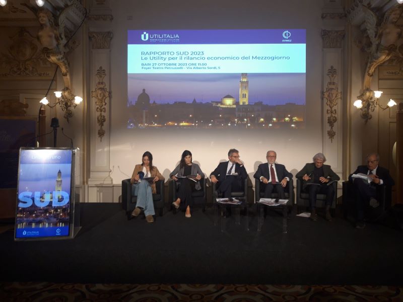 Utilitalia e Svimez: al Sud le filiere acqua-energia-ambiente valgono il 4,2% del PIL